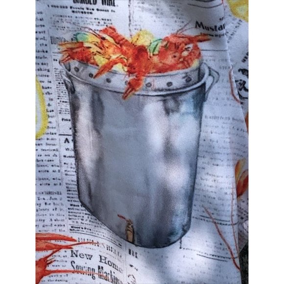 Little Boy T Shirt Crawfish Boil Print 6-7 - Picture 7 of 12